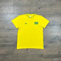 Adidas Brasil Sample Shirt Gelb Grün T-Shirt Retro M Niedersachsen - Goldenstedt Vorschau
