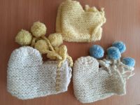 3 Paar Baby Hausschuhe - Handarbeit - Verschiedene Farben Hessen - Allendorf Vorschau