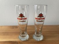 2 Martini Weißbier-Gläser / Weizenbier-Gläse, 0,5l, Reliefschliff Innenstadt - Köln Altstadt Vorschau