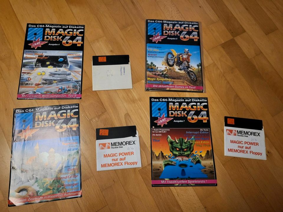 Magic Disk 64, C64 Spiele,  C64 Magazin 1990, 1991, 1992, 1993 in Jever