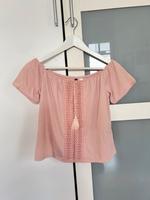 Bluse Sommer Spitze T-Shirt Oberteil Rosa H&M Hessen - Grünberg Vorschau