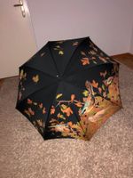 Damen Regenschirm schwarz mit Vogelmotiv Schleswig-Holstein - Rendsburg Vorschau