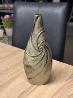 Vase Silber Keramik, Hand gefertigt, unbenutzt ❤️ Eimsbüttel - Hamburg Niendorf Vorschau