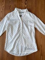 Street One Bluse gepunktet weiß Gr. 36 S Polka Dots langarm 3/4 Bayern - Ottenhofen Vorschau