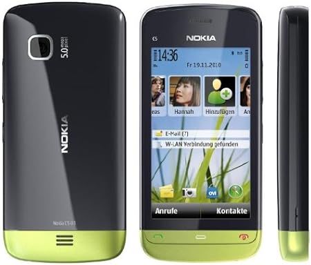 Nokia C5-03,(3.2 Zoll)Touchscreen, 3.5mm Klinkenb, Ovi Karte,grün in Hannover