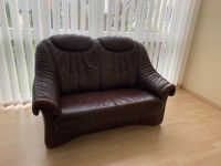 Ledergarnitur / 2-er Sofa und 2 Sessel Nordrhein-Westfalen - Lotte Vorschau