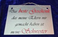 Dekoschild Plexi mit Schwesternspruch - selfmade Wuppertal - Oberbarmen Vorschau