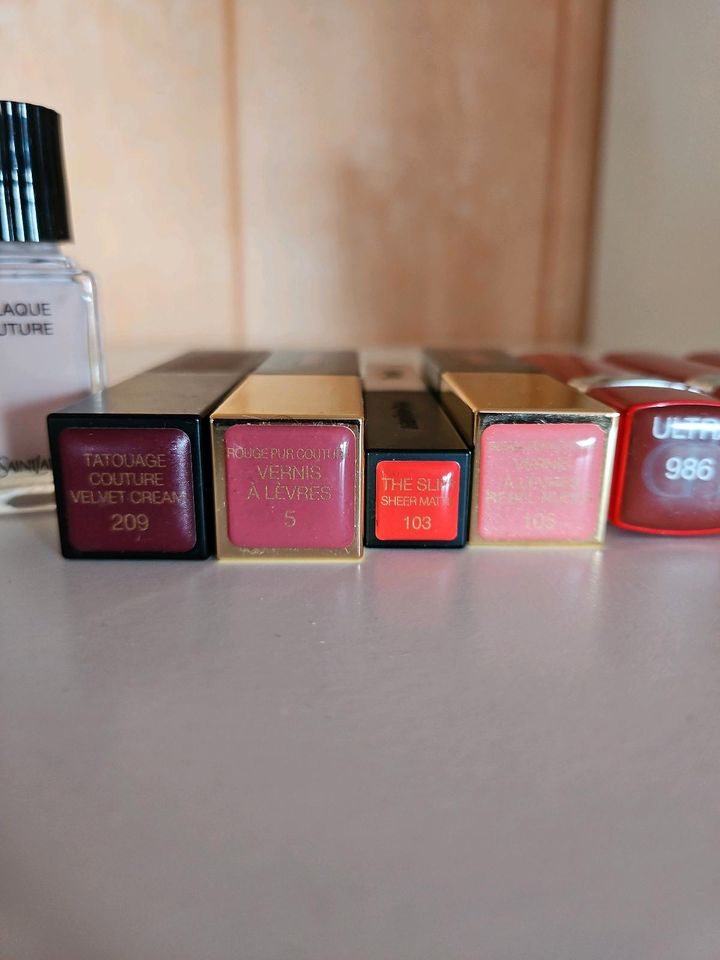 Lippenstifte & Nagellack von Dior, YSL, NYX, Collistar in Wörth am Rhein