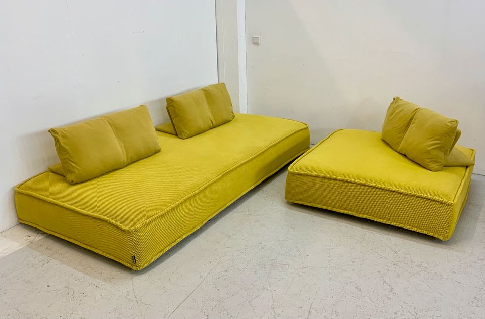 ROCHE BOBOIS / ESCAPADE Design Vintage 3er Sofa + Sessel Mah Jong in Hamburg