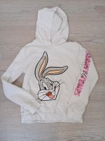 Hoodie Looney Tunes Gr. 146 / 152 weiß Bugs Bunny Saarland - Saarwellingen Vorschau