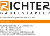 Wartung, Reparatur und U.V.V- Prüfung Gabelstapler Niedersachsen - Stuhr Vorschau