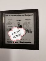 Heilbronner Bankverein antikes Reklame-Glasschild 8,4 x 8,4 cm Ricklingen - Wettbergen Vorschau