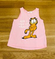 Mädchen Sommer Baby T-Shirt/Trägershirt „Garfield“ München - Bogenhausen Vorschau