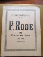 P. Rode. 24 Caprices ou Etudes pour Violon Hessen - Eiterfeld Vorschau