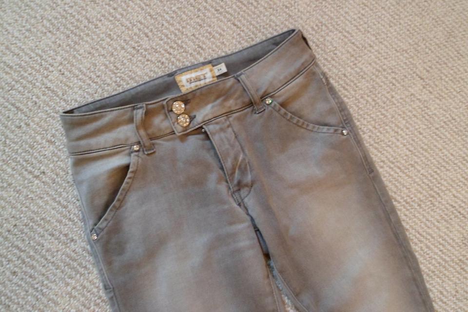 schicke exquisite moderne graue MET Damen Hose Jeans Gr. 24 in Rostock