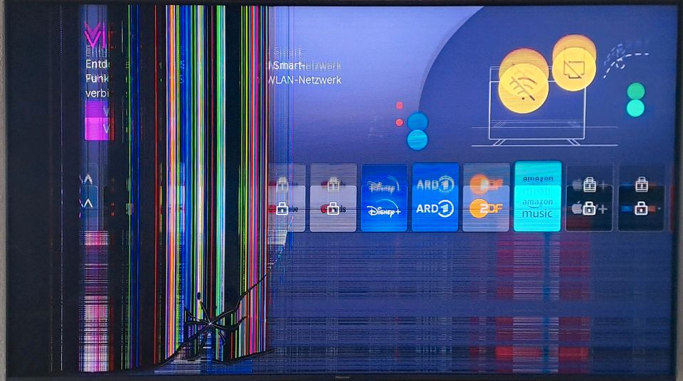 Hisense 65UXKQ Smart TV LED Panel defekt in Deggingen