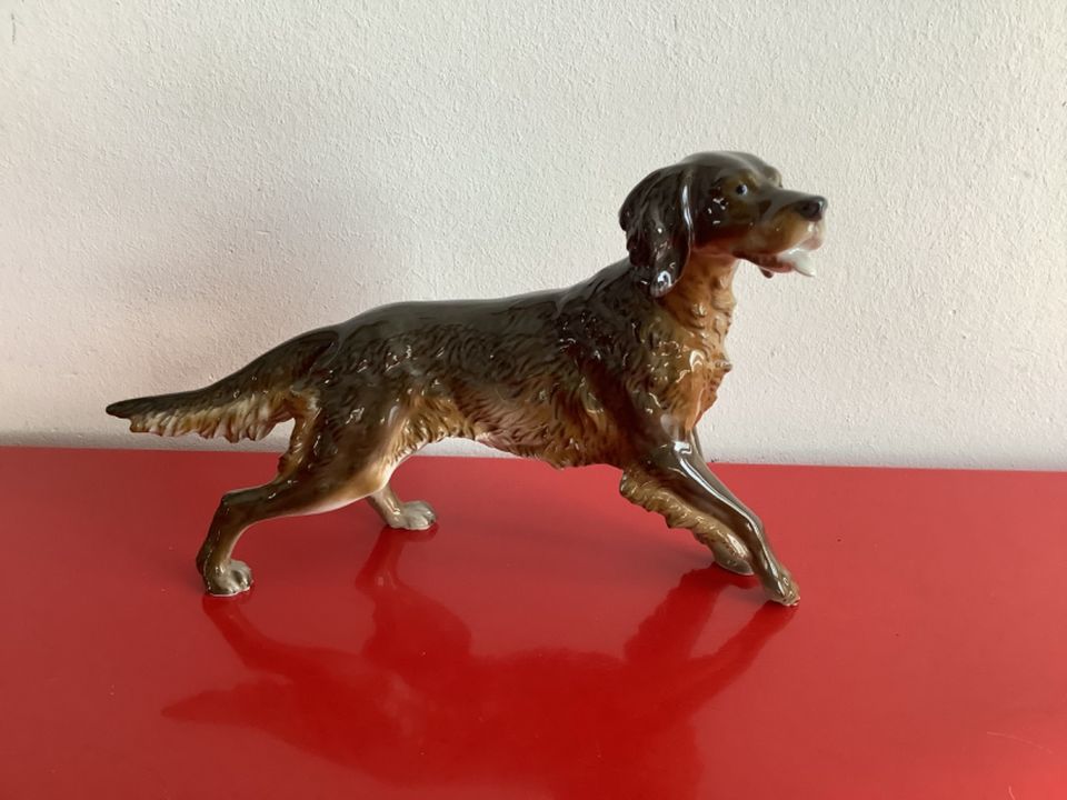 Hund von Rosenthal ohne Markel 24 cm lang Jagdhund in Waltrop