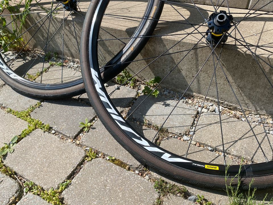 Mavic Aksium Disc Laufradsatz mit Continental Reifen in Bielefeld