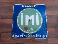 Emaille Werbeschild Henkel's iMi Original Baden-Württemberg - Untergruppenbach Vorschau