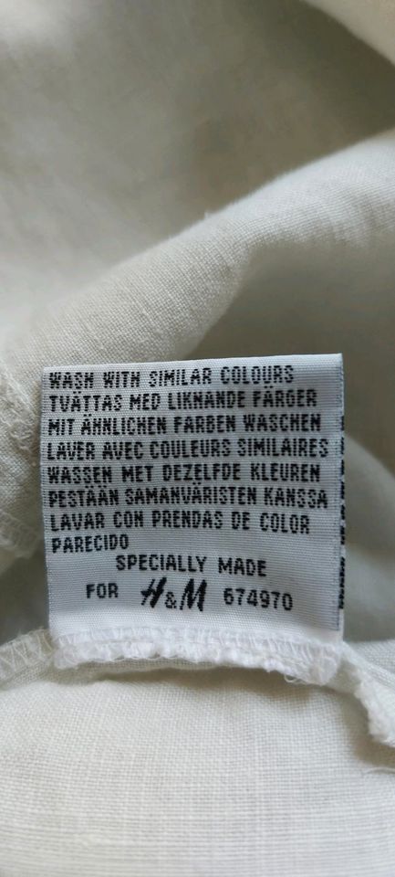 Maxi Leinenkleid von H&M, Gr. 38, natur/beige in Berlin