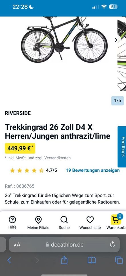 Fahrrad 26 Zoll D4X Sport Edition Neupreis 449,99€/ Neues Fahrrad in Offenbach