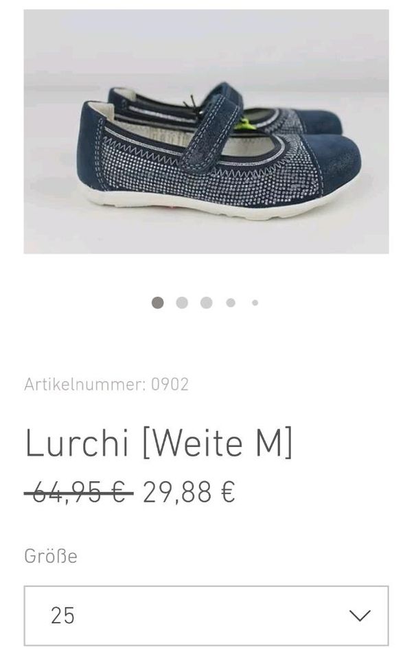 Neue Ballerinas Gr. 25 26 27 29 34 36 Lurchi Superfit Richter in Herzogenaurach