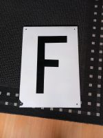 Emailschild, Fernsprecherschild "F", Deutsche Bahn Niedersachsen - Hage Vorschau