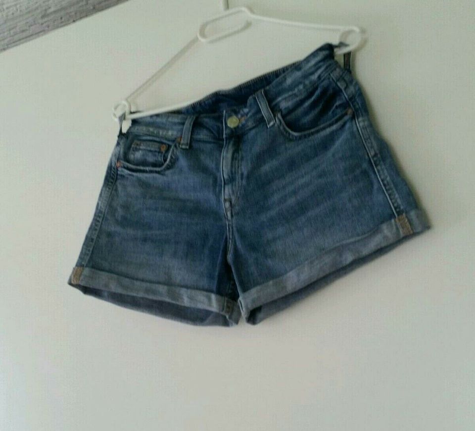 Jeans Hose Gr.34   Relax Shorts Mädchen  denim blau in Rosenberg