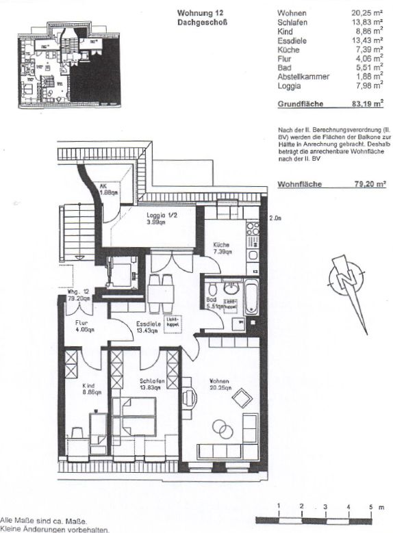 Traumhafte 3,5-4 Zimmer DG-Wohnung, Loggia, Aufzug, Parklage in Leipzig