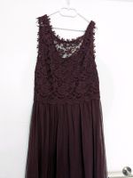 Abendkleid Kleid mit Spitze Tüll Bordeaux 38 Nordrhein-Westfalen - Rheine Vorschau