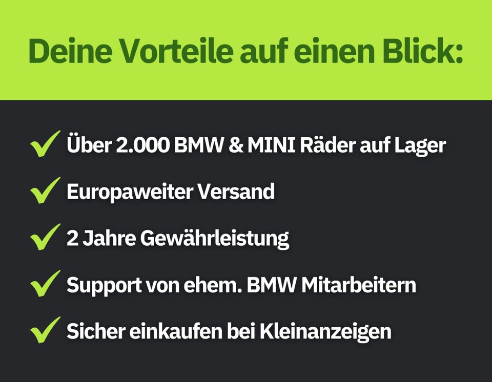 MINI F55 F56 F57 Winterräder Winterreifen 15 Zoll Heli Spoke 492 in Münsingen