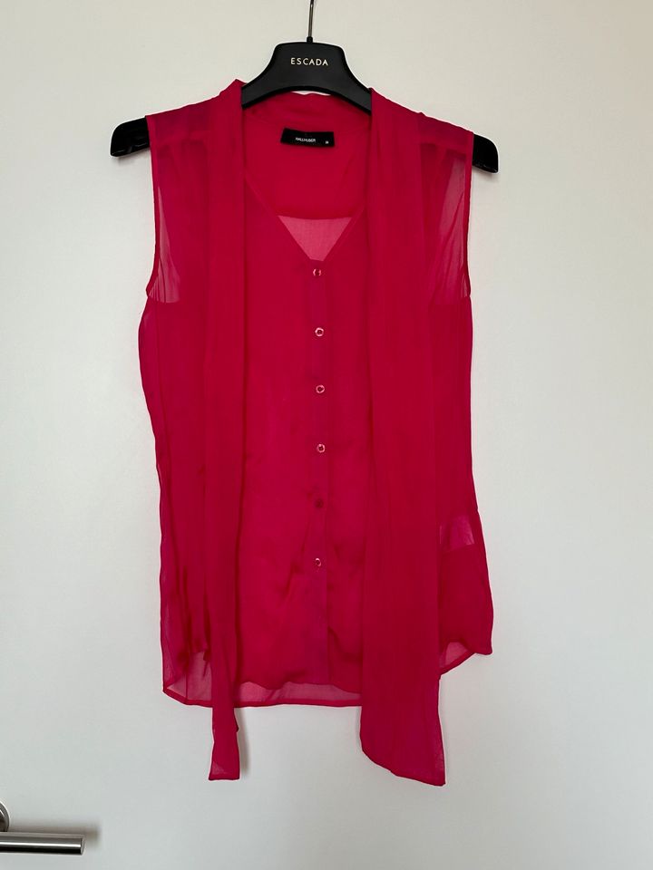 Hallhuber Bluse 100% Seide Schluppenbluse 36 neu pink in Mülheim (Ruhr)