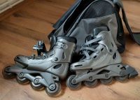 Rollerblades Inliner Gr.40,5 mit Protektoren und Tasche Niedersachsen - Hermannsburg Vorschau