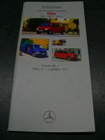 Preisliste Mercedes Vito L  F  9/1997 Hessen - Haunetal Vorschau