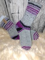 Handgestrickte Socken Eule gr 39 Niedersachsen - Schwarmstedt Vorschau