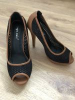 High Heels in braun schwarz, Größe 36, Neuware, Absatz 11 cm Nordrhein-Westfalen - Sprockhövel Vorschau