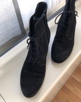 Stiefelette Nubukleder schwarz Größe 6 1/2 Baden-Württemberg - Pfinztal Vorschau