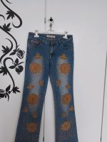 Jeans, Gr. 36, blau, Waschung, Applikationen, Wuppertal - Elberfeld Vorschau