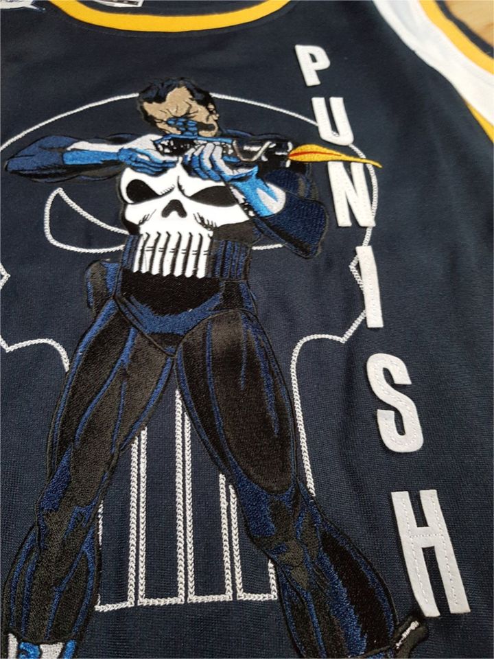 Johnny Blaze Marvel Punisher Jersey, Gr. L, Rare HipHop Vintage in Fellbach