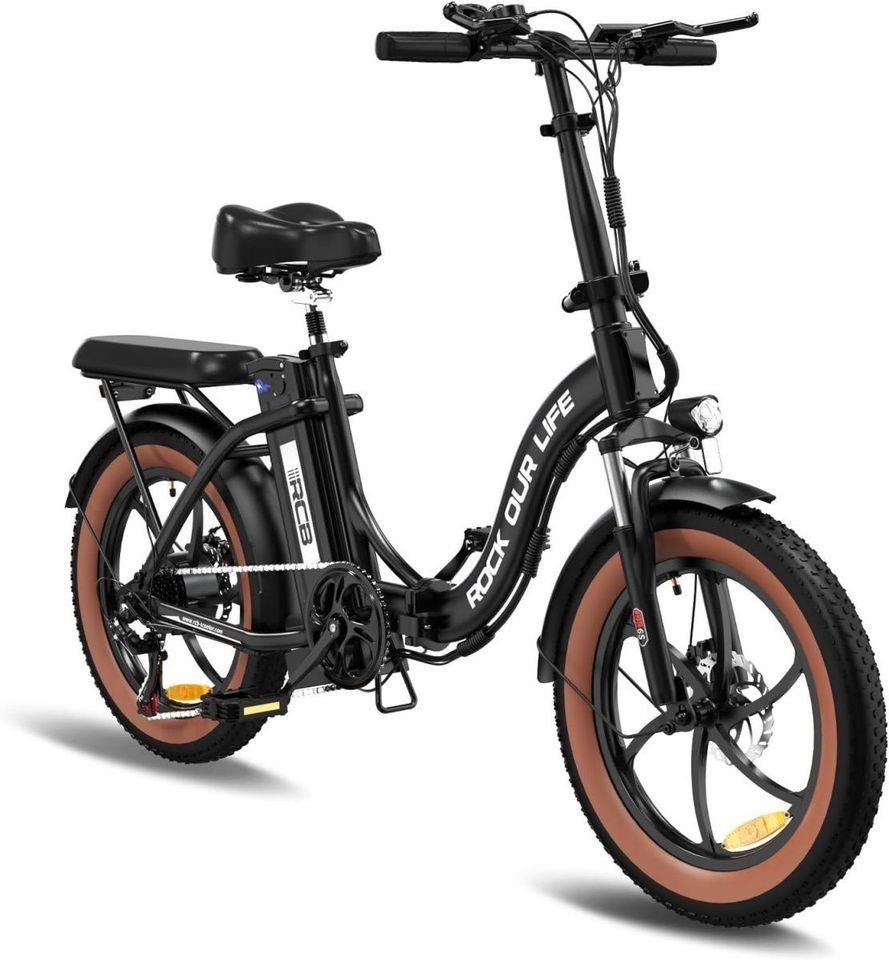 Fachhändler: E-Bike RCB RK6S Klapprad FATBIKE 80km NEU in Mönchengladbach