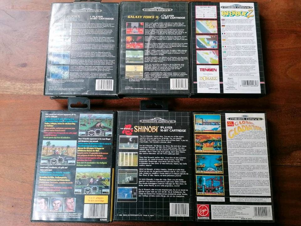 Sega Mega Drive Spiele Set 1 in Radeburg
