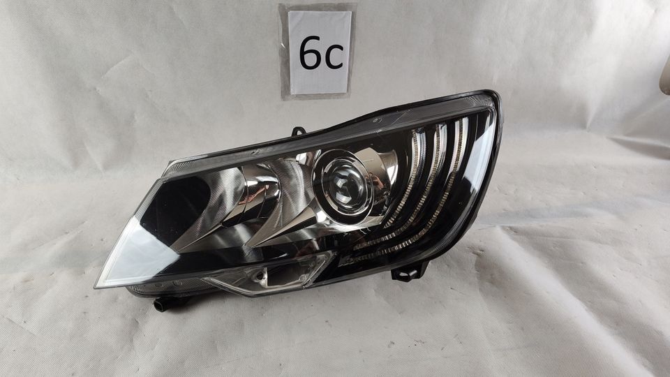 SCHEINWERFER SKODA SUPERB II LIFT XENON DYNAMIC LED LINKS TOP in Neu-Isenburg