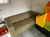 Ikea KLIPPAN 2er Sofa Vissle gelbgrün couch Brandenburg - Altdöbern Vorschau