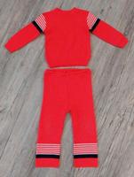 DDR Baby Anzug Set Hose Pullover Gr. 80 rot vintage retro Winter Brandenburg - Ruhland Vorschau