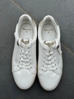 Tamaris Plateau Sneaker weiß/gold (Größe 39) Nordrhein-Westfalen - Korschenbroich Vorschau