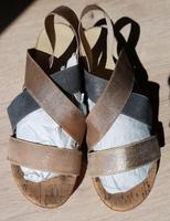 Sandalen Gr. 42 Gabor (?) metallic Gold Kupfer Bronze Nordrhein-Westfalen - Coesfeld Vorschau