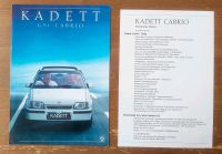Prospekt Opel Kadett E GSi  Cabrio 1987 + Technik Hannover - Kirchrode-Bemerode-Wülferode Vorschau