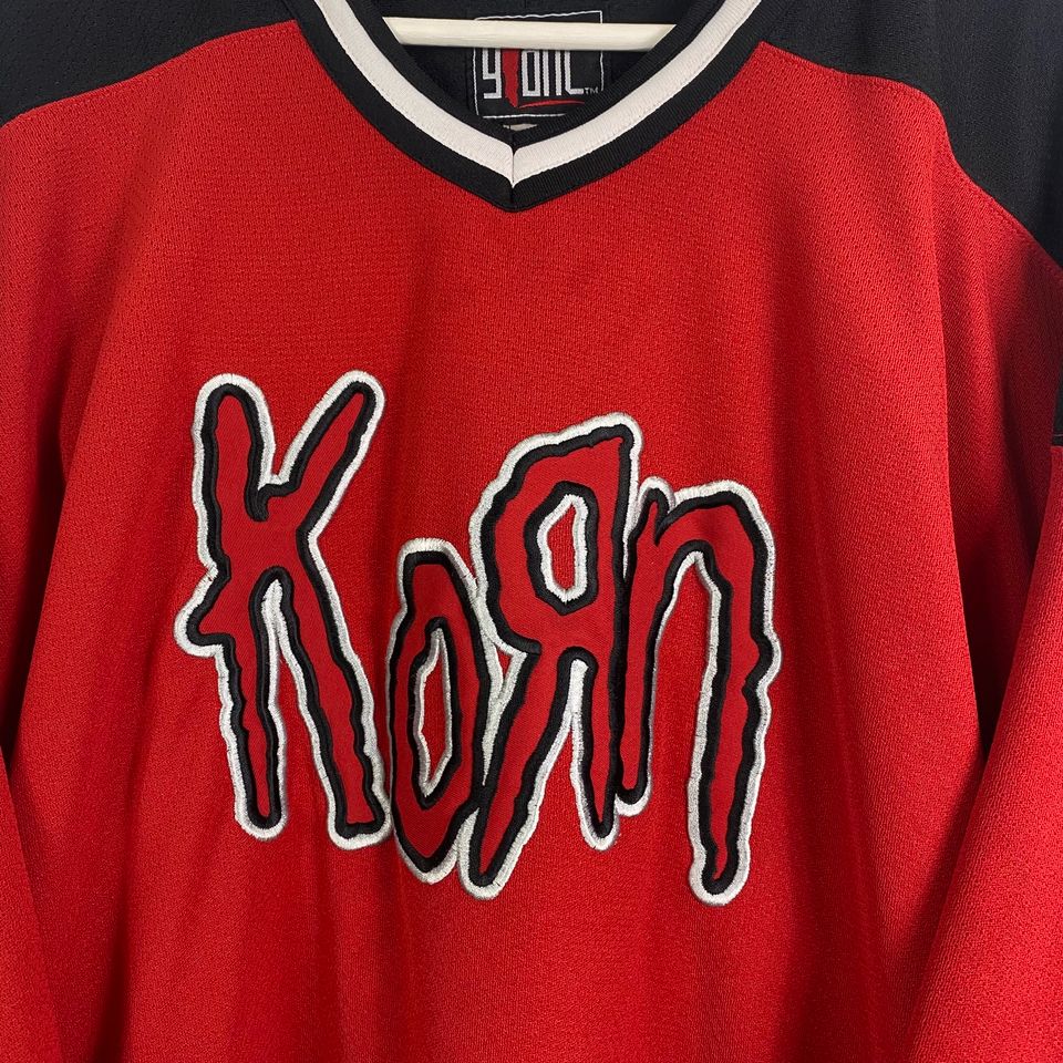 Vintage Korn Bandshirt Gr.XXL Hockeyshirt 90er 90s y2k Retro in Gronau (Westfalen)