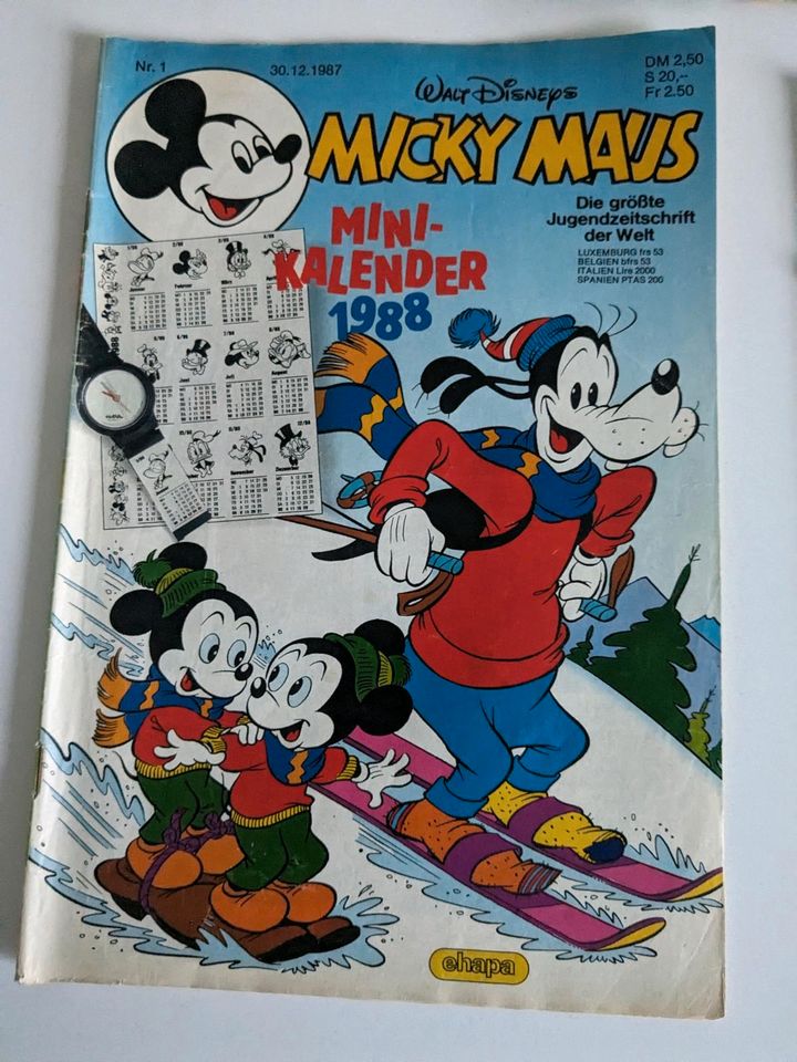 9 Mickey Mouse Hefte 1986/1987 in Bayreuth