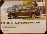 BMW X1 (E84) "Freude ist kein Stubenhocker" Poster/Bild Bayern - Sinzing Vorschau